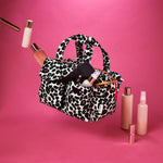 'Iris' Carry All Wash Bag in Leopard Tan