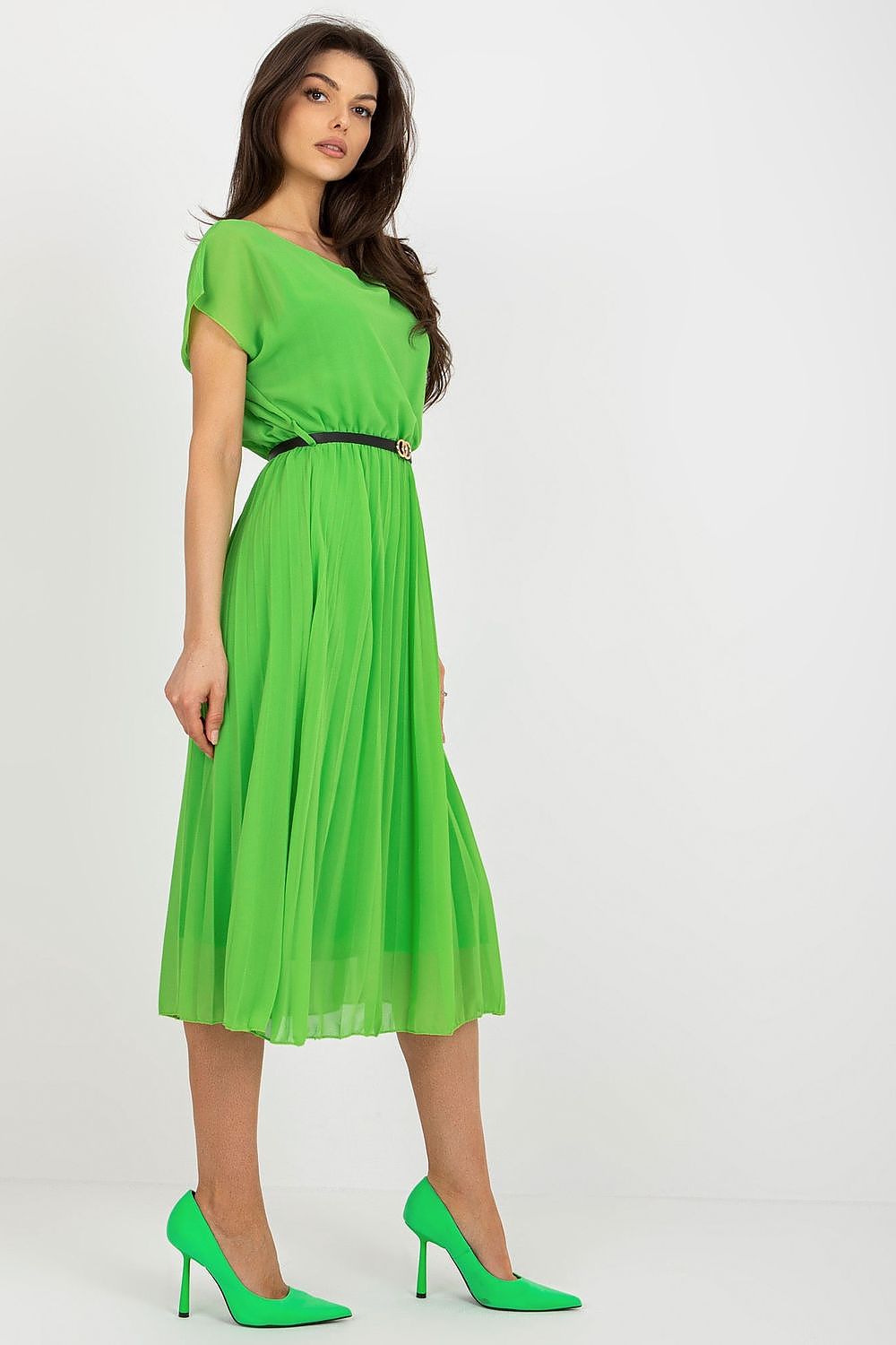 Italy Moda Daydress Colorful Flared Summer Dress - Vibrant Short-Sleeve Chic