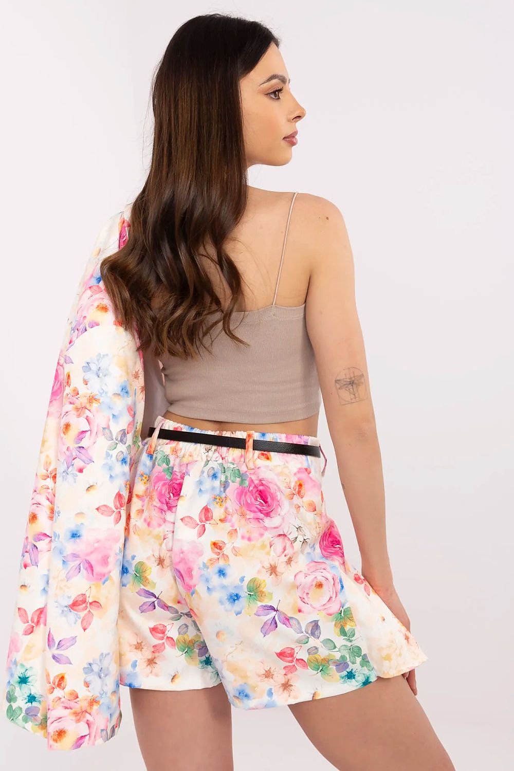 Italy Moda Floral Blazer & Shorts Co-Ord Set