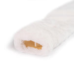 Long Silky Soft White Faux Fur Hot Water Bottle