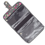 'Kate' Hanging Beauty Bag in Blossom Charcoal