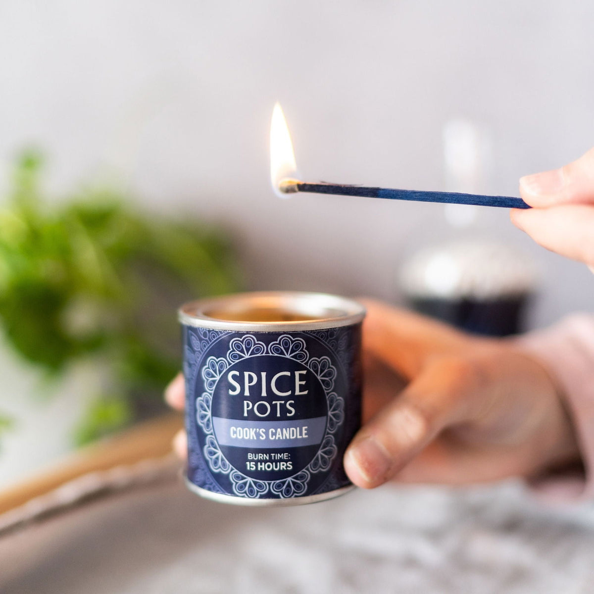 Spice Pots Kitchen Candle - To Eliminate Cooking Odours | Curry Odour Eliminator 125ml