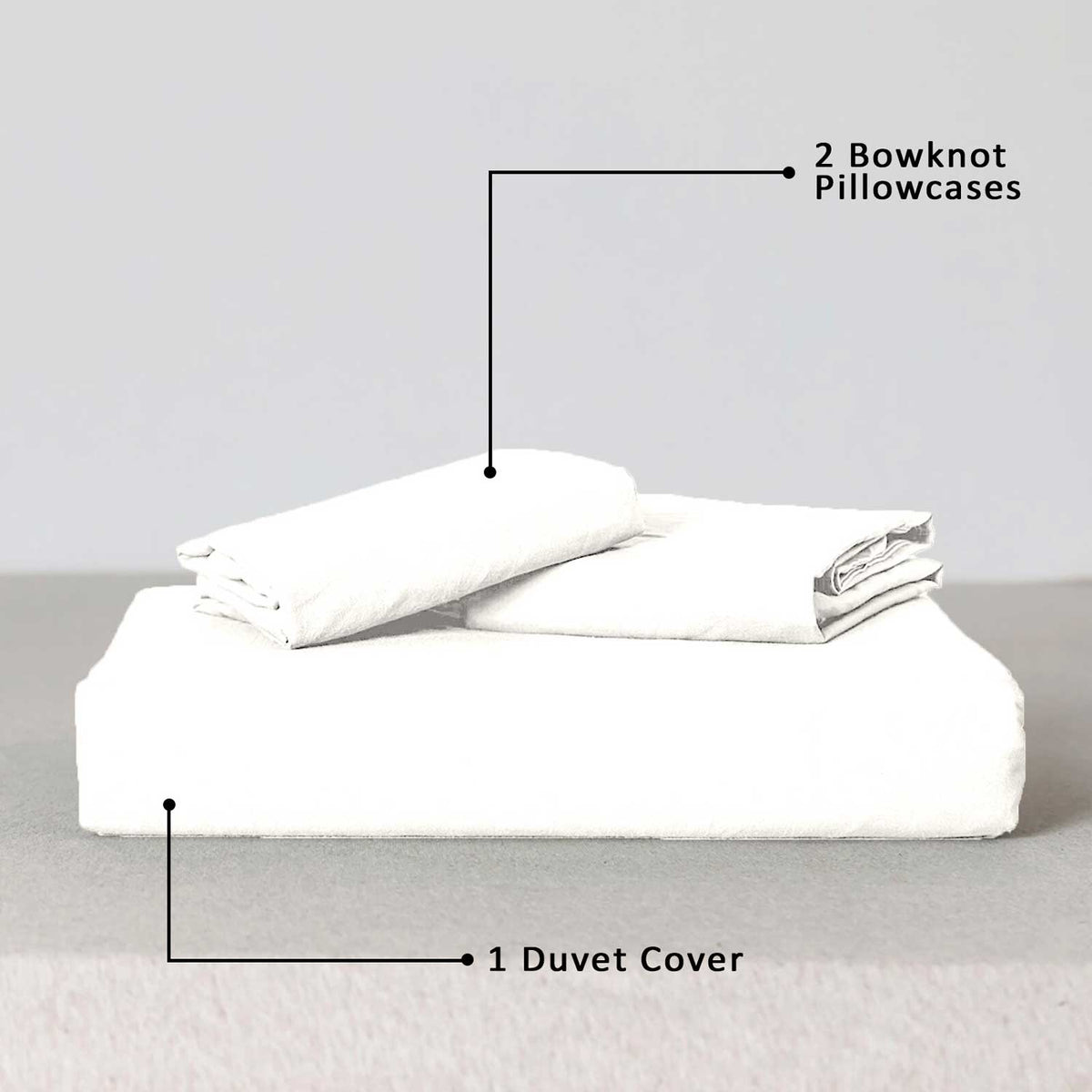Knotted Duvet Cover Set