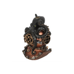 Kraken on Diver's Helmet Backflow Incense Burner