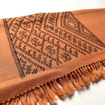 Lambswool Kasardevi Handwoven Shawl | Burnt Orange