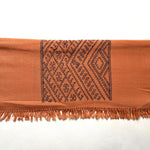 Lambswool Kasardevi Handwoven Shawl | Burnt Orange