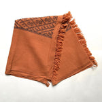 Lambswool Kasardevi Handwoven Shawl | Burnt Orange