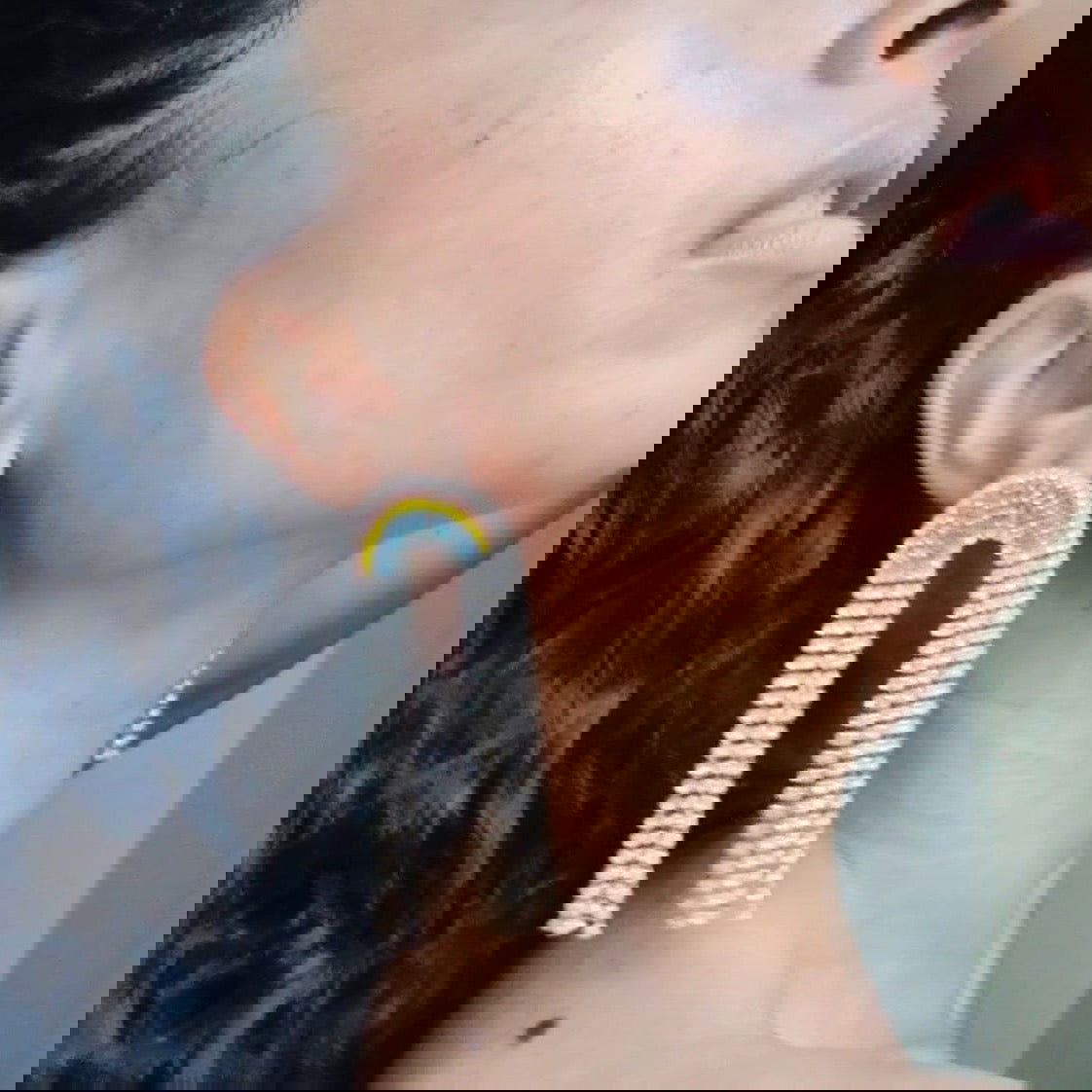 Lexis Statement Rainbow Cascade Earrings