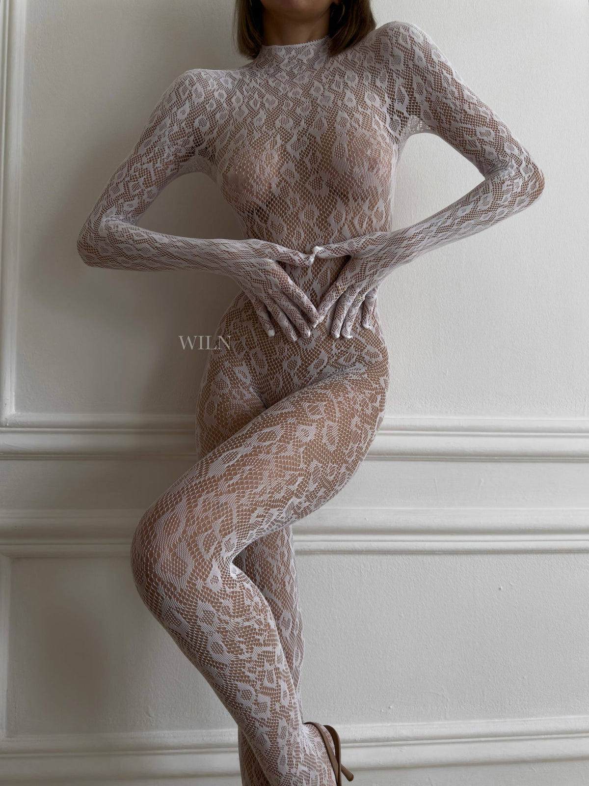 LIBIDO White Bodysuit One Size