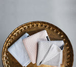 Light cellular bamboo baby blanket - Grey