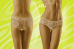 Wolbar Lola Lace Trim Briefs Beige