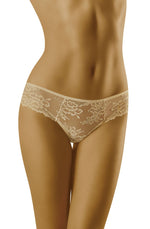 Wolbar Lola Lace Trim Briefs Beige
