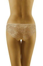 Wolbar Lola Lace Trim Briefs Beige