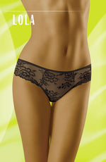 Wolbar Lola Lace Trim Briefs Beige