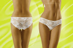 Wolbar Lola Lace Trim Briefs White