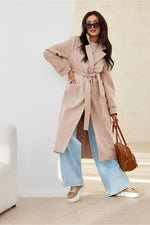 Long Sleeve Classic Collar Autumn / Winter Coat | Roco Fashion