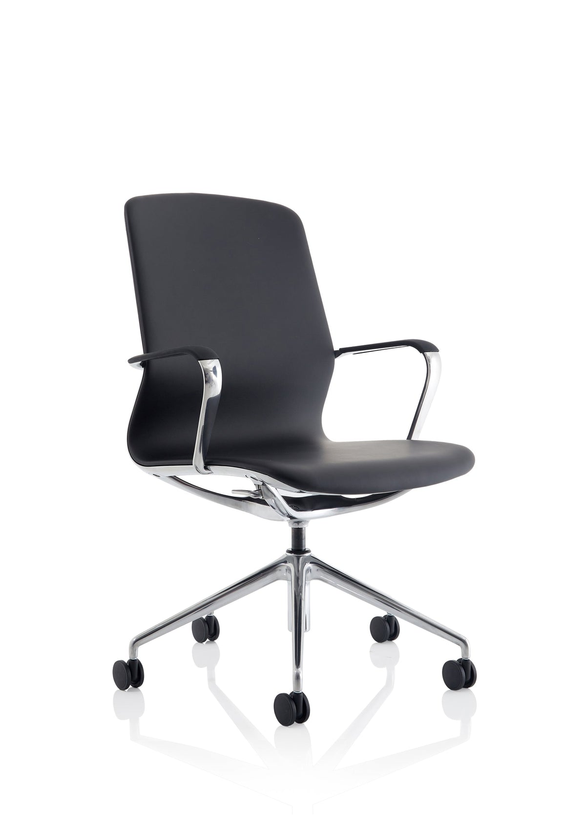 Lucia High Back Executive Office Chair Chrome None