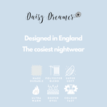 Daisy Dreamer Pink Grey Hooded Pyjama Set - Soft Stretchable Loungewear