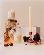 Luxury Novenary Candle and Glass Cloche Gift Set Medium
