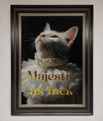 Majestic As Foil Print Black Silver