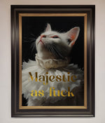 Majestic As Foil Print Black Gold