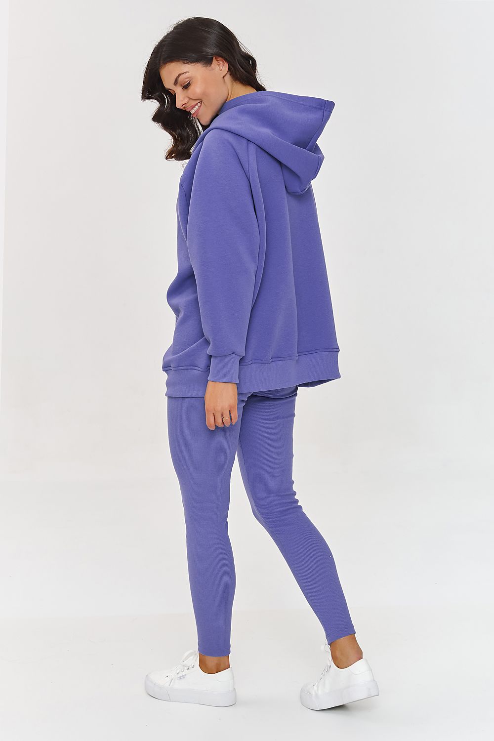 Makadamia 3-in-1 Loungewear Set with Sweatshirt, Top, and Leggings