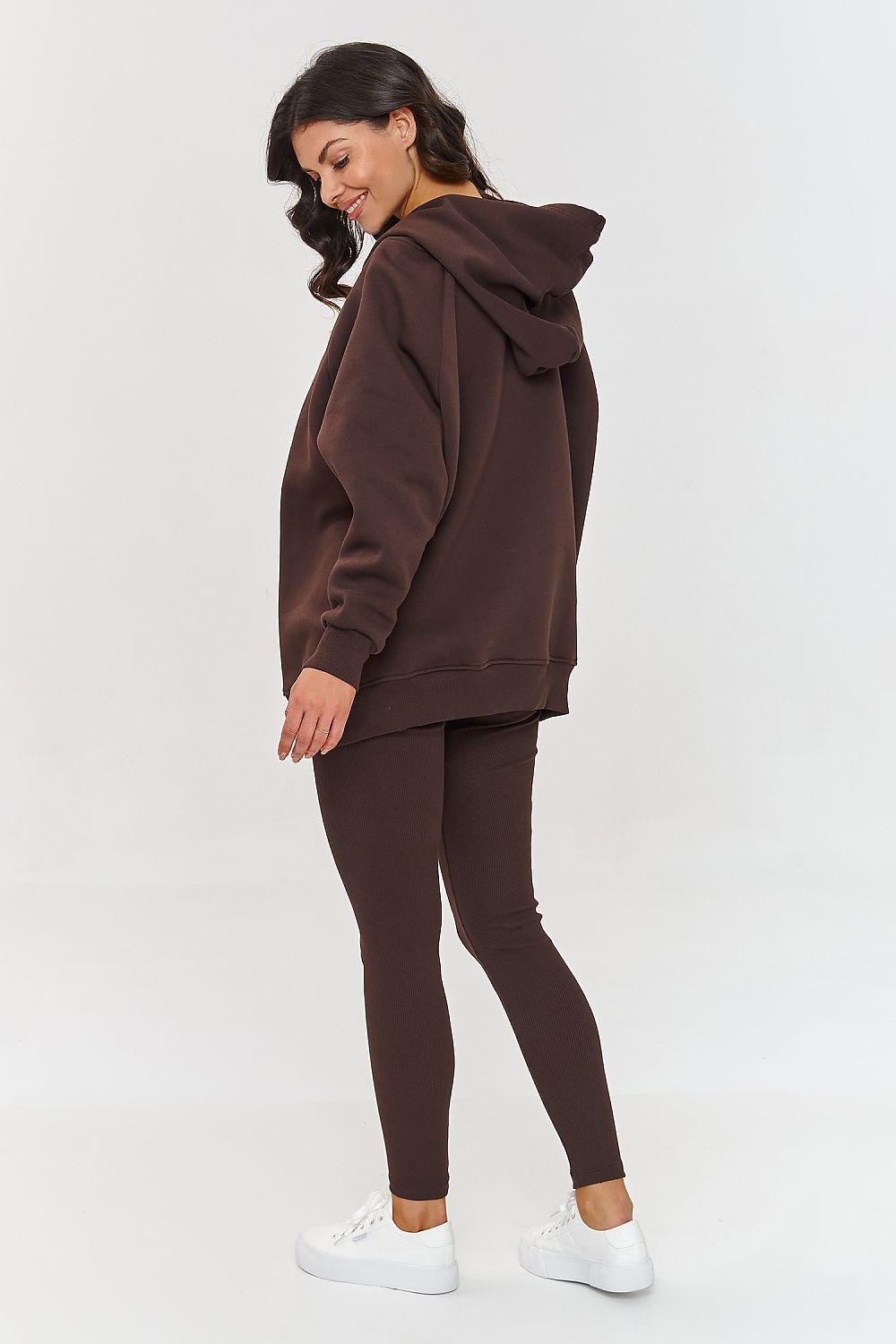 Makadamia 3-in-1 Loungewear Set with Sweatshirt, Top, and Leggings