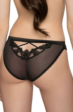 Roza Malani Black Tulle Briefs