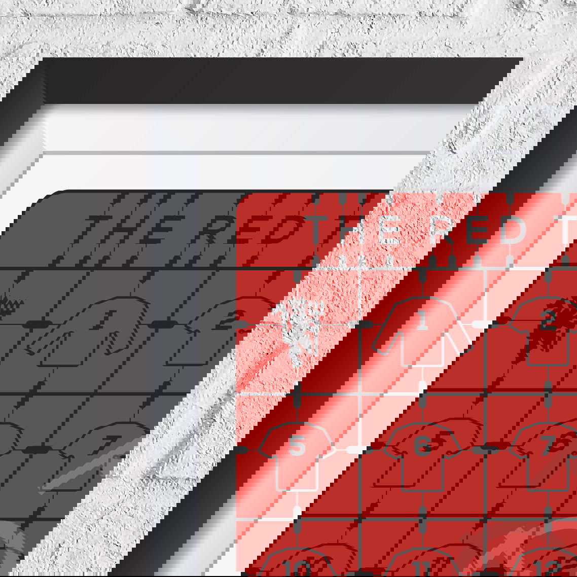 Manchester United 'The Red Trebles' 1998/1999 Print