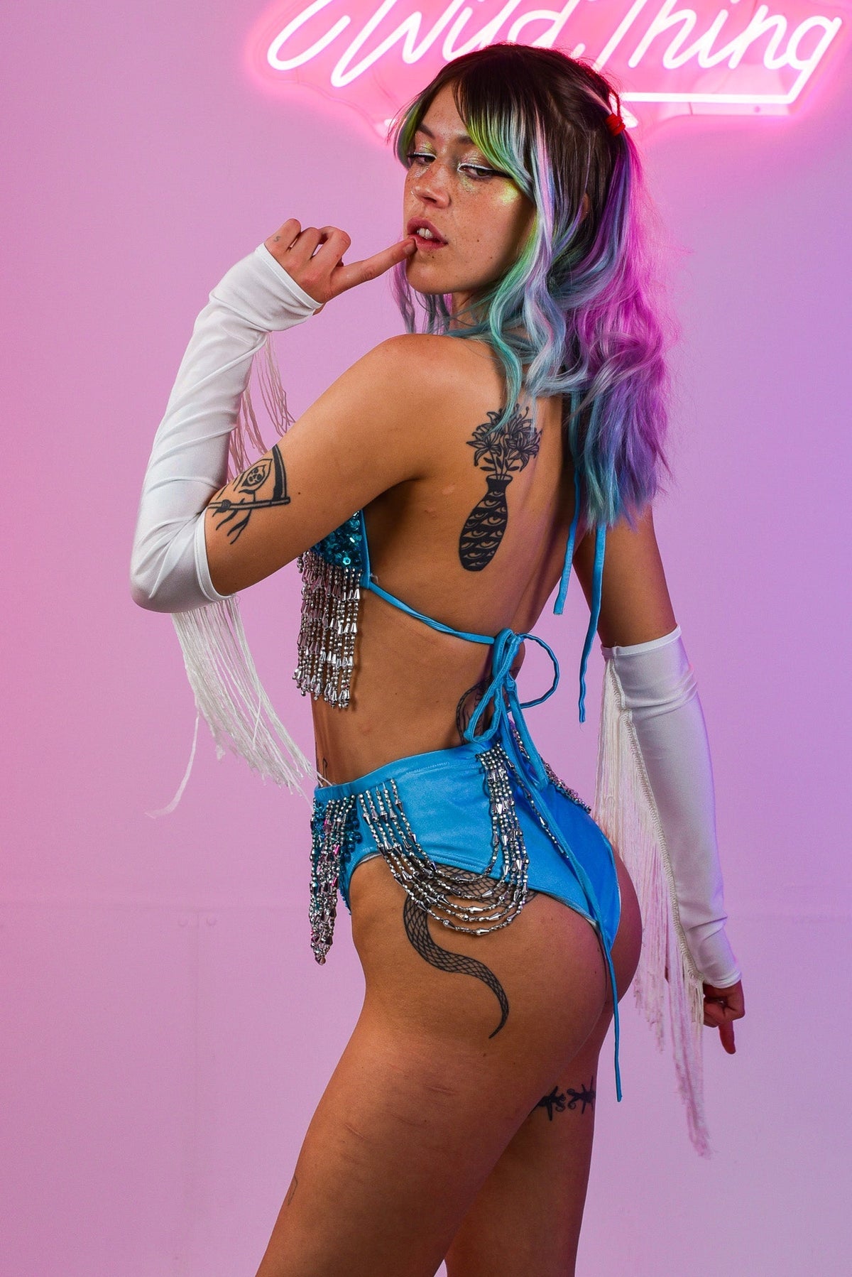 Mandy Aqua Bikini Set