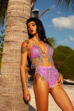 Mandy lilac bikini Set