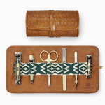 Mantidy® Herringbone Grooming Roll, Tan Racing Green & Cream Included