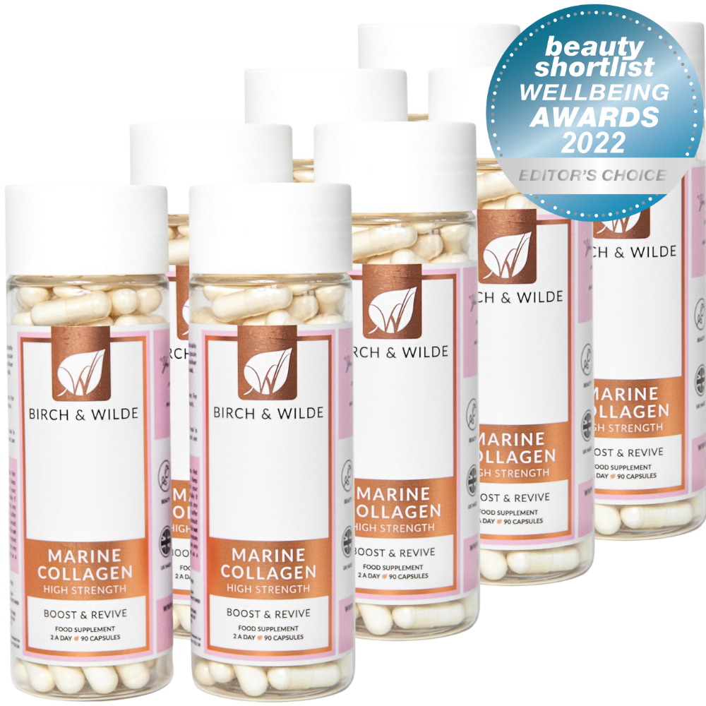 Birch & Wilde Marine Collagen 1200mg 90 Capsules