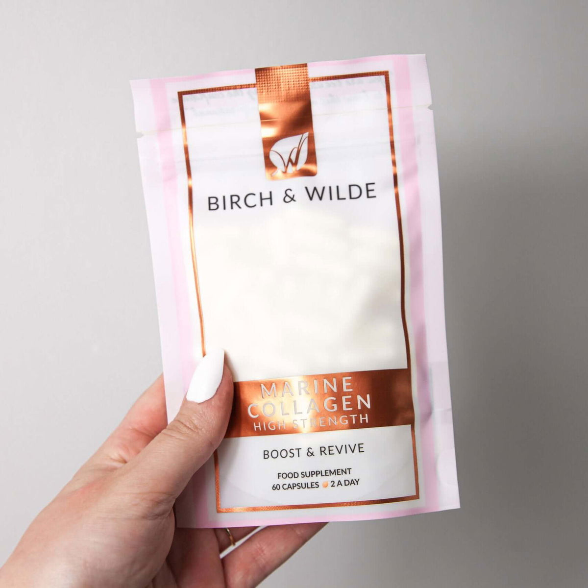 Marine Collagen Capsules x 60 | Monthly Refill Pouch