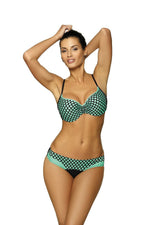 Marko Mesh-Accent Push-Up Two-Piece Bikini Set