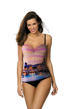 Marko Photo-Print Push-Up One-Piece Swimsuit with Vivid Design