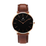 Noir Watches Marron Men's Leather Watch
