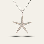 Dainty London Maxi Silver Starfish Necklace