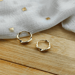 Mercy Sterling Silver Dainty Twist Spiral Everyday Hoop Earrings Silver