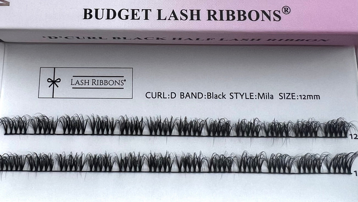 Mila Fluff'Em Budget 'D' Curl Lash Ribbons® 12mm