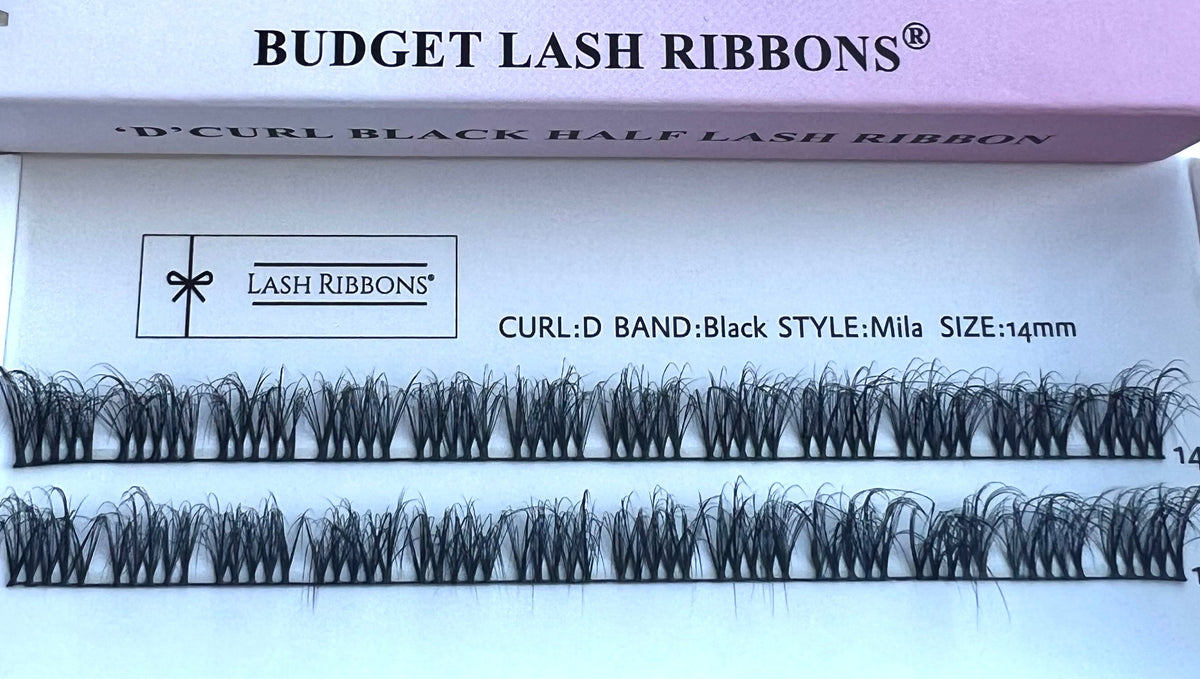Mila Fluff'Em Budget 'D' Curl Lash Ribbons® 14mm