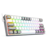 Mini Mechanical Gaming Wired Keyboard K617RGB-WG Red Switch