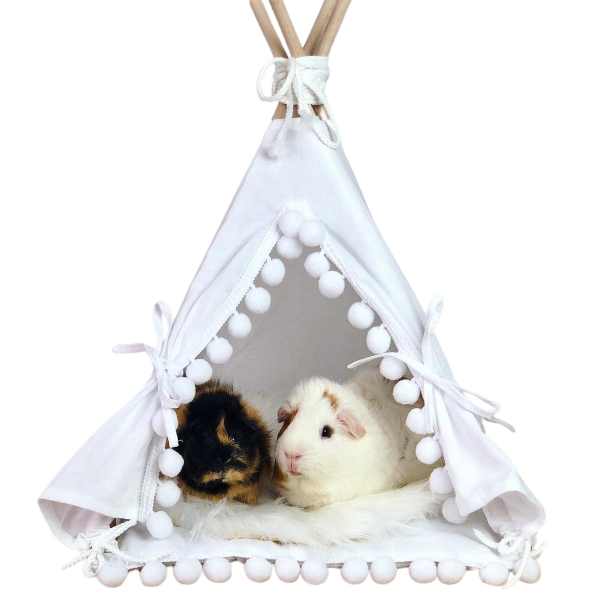 MINICAMP Guinea Pig Bed Teepee, Chinchilla Bed, Small Pet Bed – Sizes 2XS, 3XS, 4XS