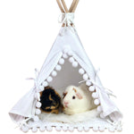 MINICAMP Guinea Pig Bed Teepee, Chinchilla Bed, Small Pet Bed – Sizes 2XS, 3XS, 4XS