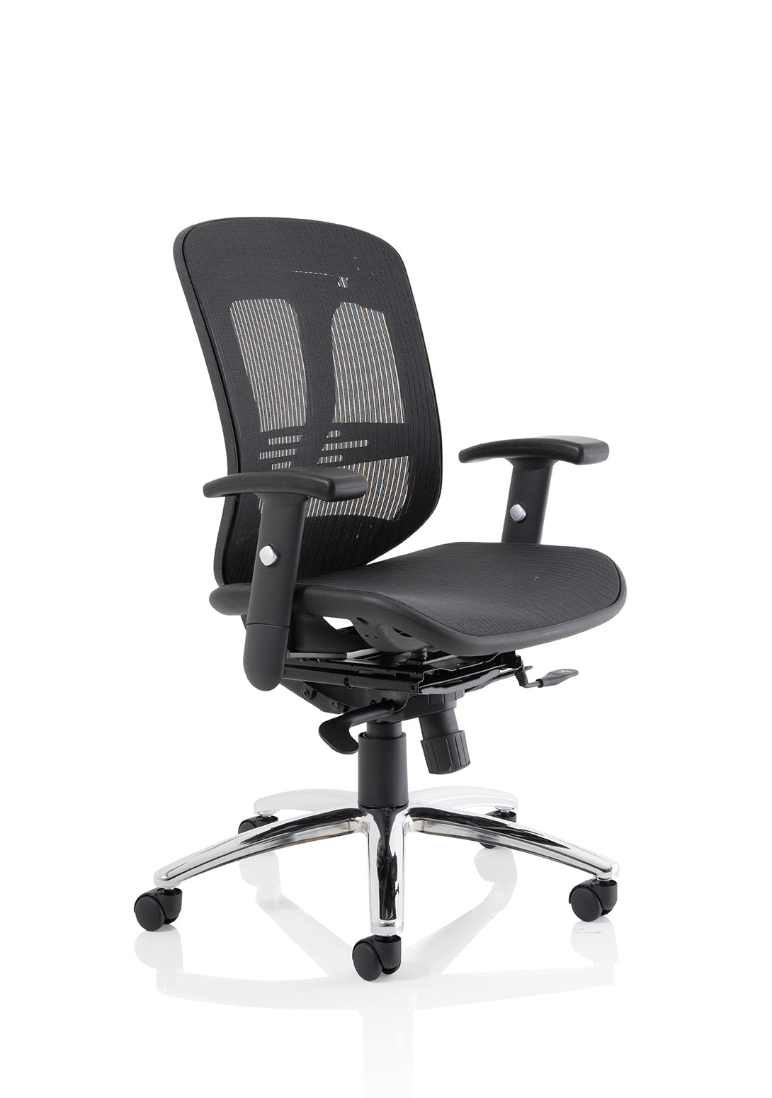 Mirage II Mesh Back Task Operator Office Chair with Height Adjustable Arms None