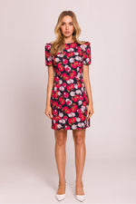 Moe Floral Mini Daydress with Puffed Sleeves