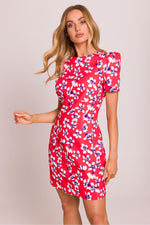 Moe Floral Mini Daydress with Puffed Sleeves multicolor 2