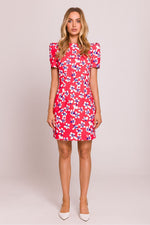 Moe Floral Mini Daydress with Puffed Sleeves