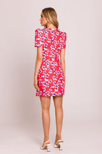 Moe Floral Mini Daydress with Puffed Sleeves