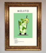 Mojito Framed Poster Bronze